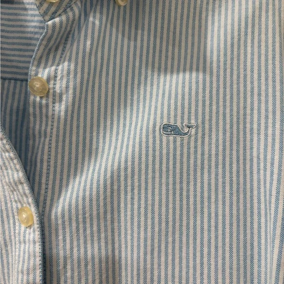 Women’s Vineyard Vines Blue Striped Shirt - Picture 5 of 7
